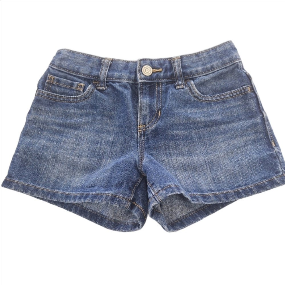 Old Navy Girls Denim Adjustable Waist Shorts Size 8 Regular